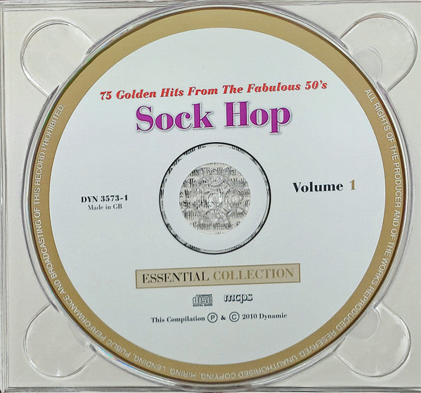 Various : Sock Hop (75 Golden Hits From The Fabulous 50's) (3xCD, Comp)