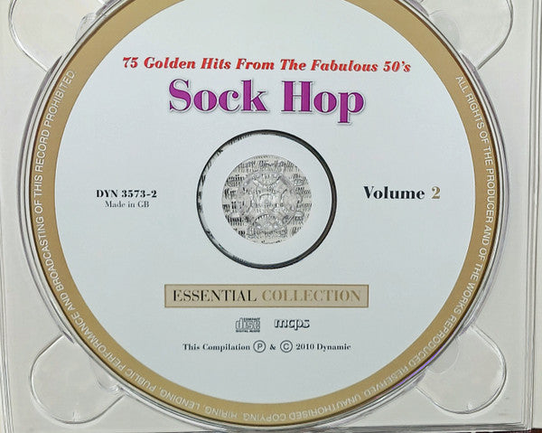 Various : Sock Hop (75 Golden Hits From The Fabulous 50's) (3xCD, Comp)