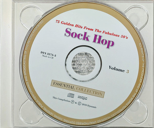 Various : Sock Hop (75 Golden Hits From The Fabulous 50's) (3xCD, Comp)