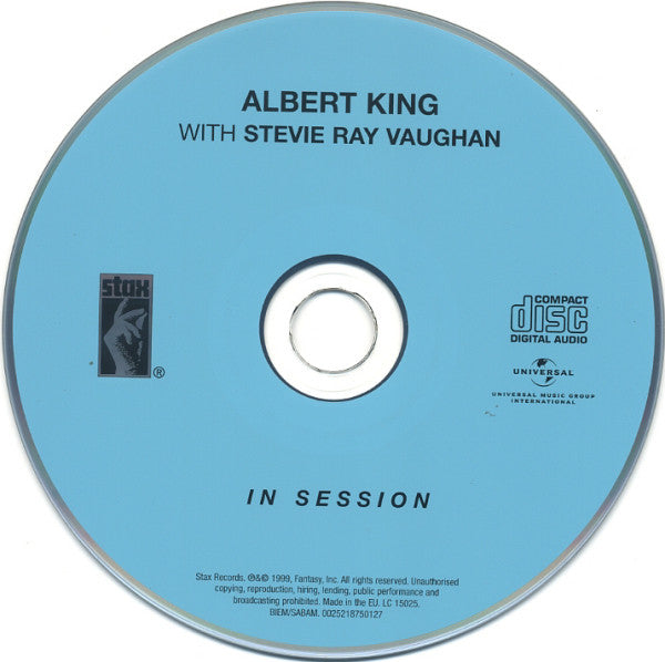 Albert King With Stevie Ray Vaughan : In Session (CD, Album, RE)
