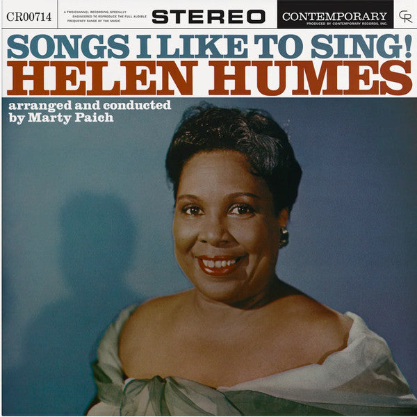 Helen Humes : Songs I Like To Sing! (LP, Album, RE, 180)