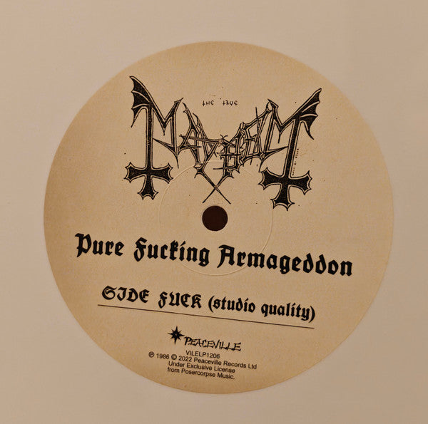 Mayhem : Pure Fucking Armageddon (LP, Ltd, RE, Whi)