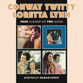 Conway Twitty & Loretta Lynn : We Only Make Believe / Lead Me On / Louisiana Woman-Mississippi Man / Country Partners (2xCD, Comp)