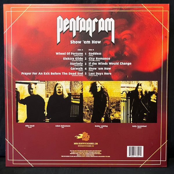 Pentagram : Show 'em How (LP, Album, Ltd, RE, RM, Red)