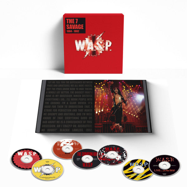 W.A.S.P. : The 7 Savage 1984-1992 (7xCD, Comp, Dlx, Ear + Box)