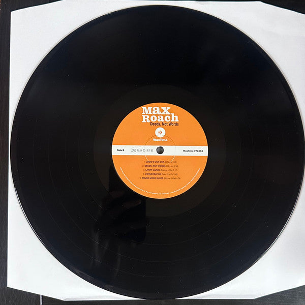 Max Roach : Deeds, Not Words (LP, Ltd, 180)