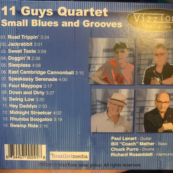 11 Guys Quartet : Small Blues And Grooves (CD, Album)