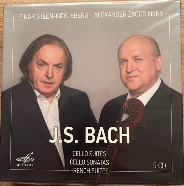 Alexander Zagorinsky, Einar Steen-Nøkleberg, Johann Sebastian Bach : J.S. Bach: Cello Suites, Cello Sonatas, French Suites  (5xCD, Album, Ltd, Box)