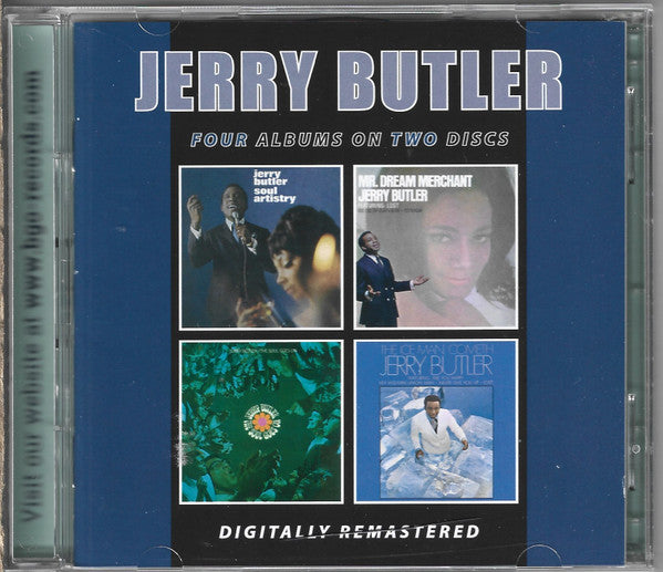 Jerry Butler : Soul Artistry / Mr. Dream Merchant / The Soul Goes On / The Ice Man Cometh (2xCD, Comp)