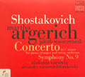Dmitri Shostakovich - Martha Argerich, Jakub Waszczeniuk, Sinfonia Varsovia, Alexander Rabinovitch : Concerto In C Minor For Piano, Trumpet And String Orchestra; Symphony No. 9 (CD, Album)
