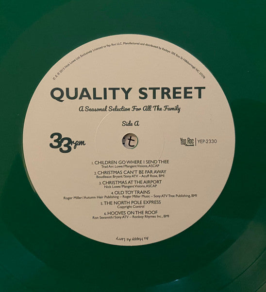 Nick Lowe : Quality Street (A Seasonal Selection For All The Family) (LP, Album, RE, Gre)