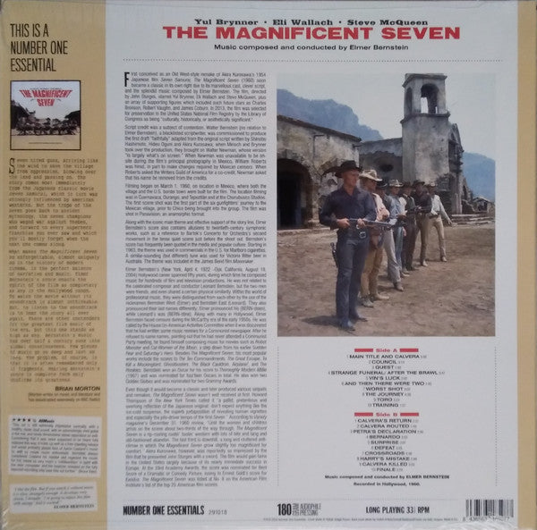 Elmer Bernstein : The Magnificent Seven (Original Soundtrack) (LP, Album, 180)