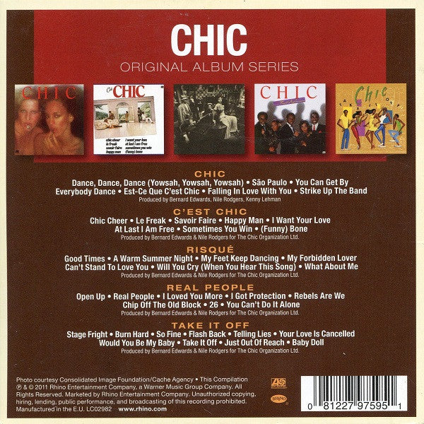 Chic : Original Album Series (CD, Album, RE + CD, Album, RE + CD, Album, RE + CD)