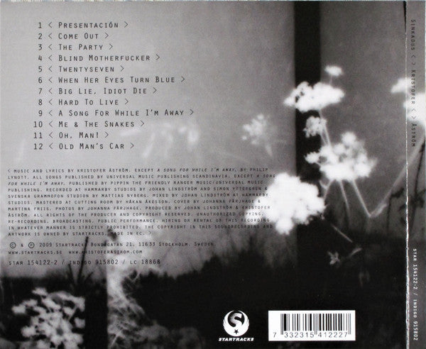 Kristofer Åström : Sinkadus (CD, Album)