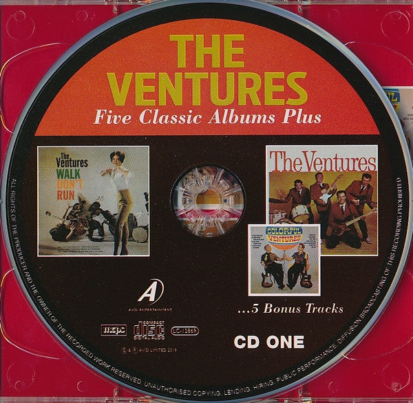 The Ventures : Five Classic Albums Plus (2xCD, Album, Comp)