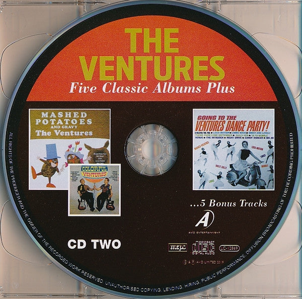 The Ventures : Five Classic Albums Plus (2xCD, Album, Comp)