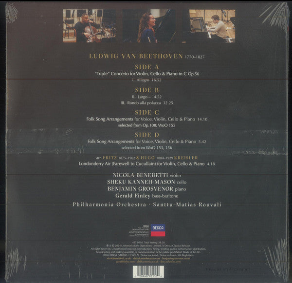 Ludwig van Beethoven, Nicola Benedetti, Benjamin Grosvenor, Sheku Kanneh-Mason : Triple Concerto (LP)
