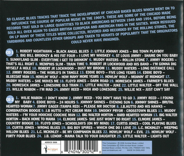Various : Big Town Playboys: Chicago Blues (1949-1954) (CD, Album, Comp)