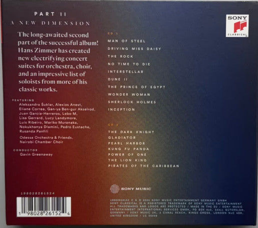 Hans Zimmer : The World Of Hans Zimmer (Part II) (A New Dimension) (2xCD, Album)