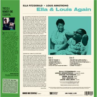 Ella Fitzgerald, Louis Armstrong : Ella & Louis Again (LP, Ltd, RE, 180)