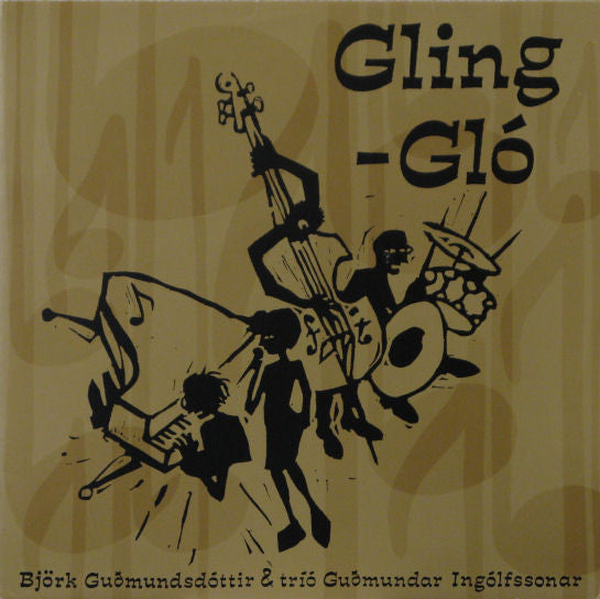 Björk Guðmundsdóttir & Tríó Guðmundar Ingólfssonar : Gling-Gló (LP, Album, RE)