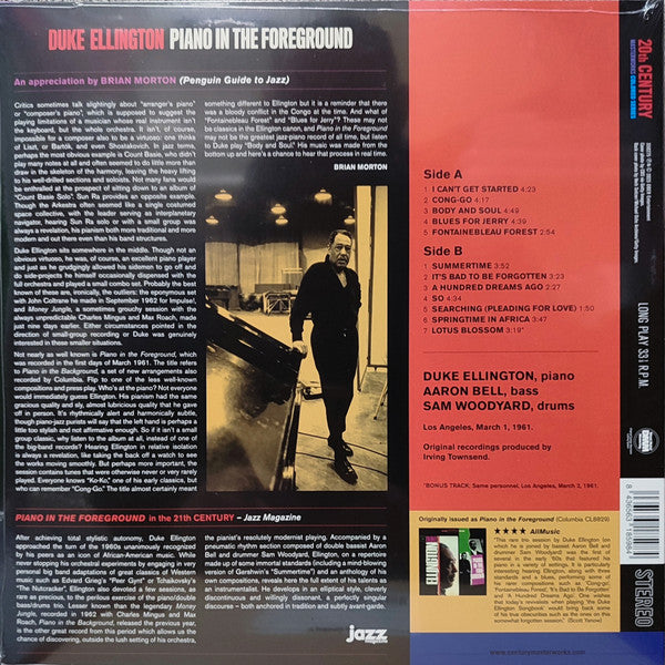 Duke Ellington : Piano In The Foreground  (LP, Album, RE, Red)