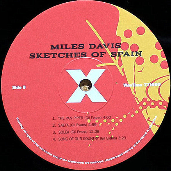 Miles Davis : Sketches Of Spain (LP, Album, RE)
