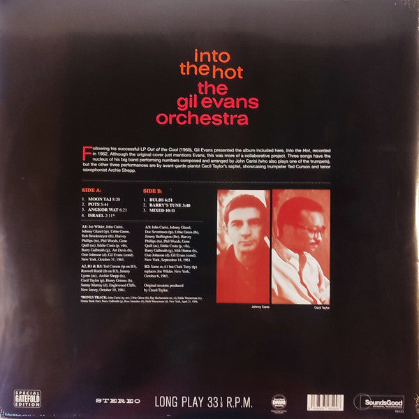 Gil Evans And His Orchestra : Into The Hot (LP, Album, Ltd, RE, Gat)
