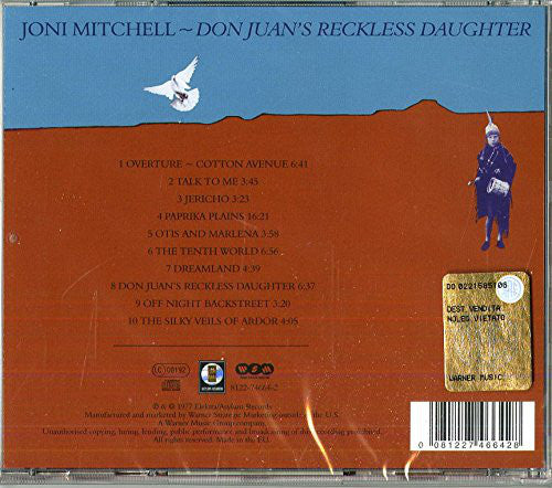 Joni Mitchell : Don Juan's Reckless Daughter (CD, Album, RE, RM)