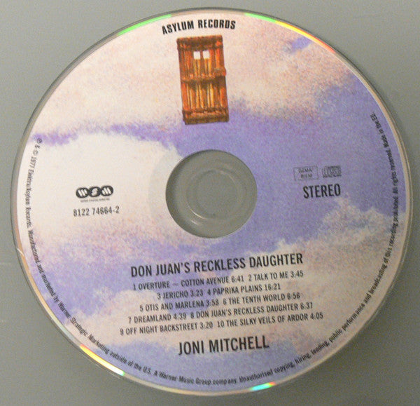 Joni Mitchell : Don Juan's Reckless Daughter (CD, Album, RE, RM)