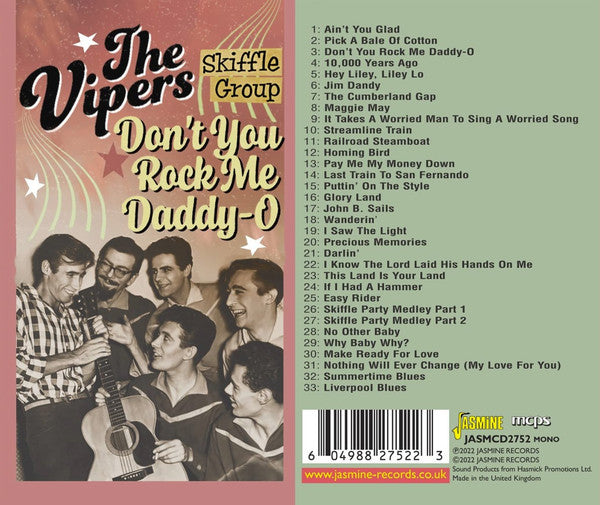 The Vipers Skiffle Group : Don’t You Rock Me Daddy-O (CD, Comp, Mono)
