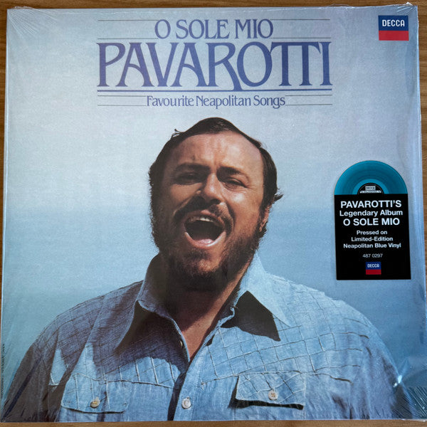 Luciano Pavarotti : O Sole Mio Favorite Neapolitan Songs (LP, Album, Ltd, RE, Nea)