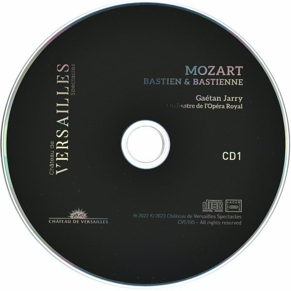 Wolfgang Amadeus Mozart · Giovanni Battista Pergolesi – Gaétan Jarry, Orchestre De L'Opéra Royal, Adèle Carlier, Marc Scoffoni, David Tricou : Bastien & Bastienne K. 50 / La Servante Maîtresse (2xCD)