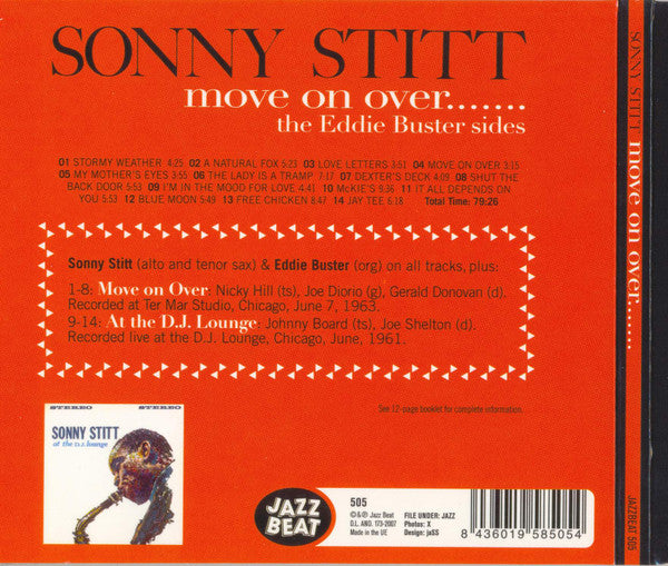 Sonny Stitt : Move On Over... (CD, RE)