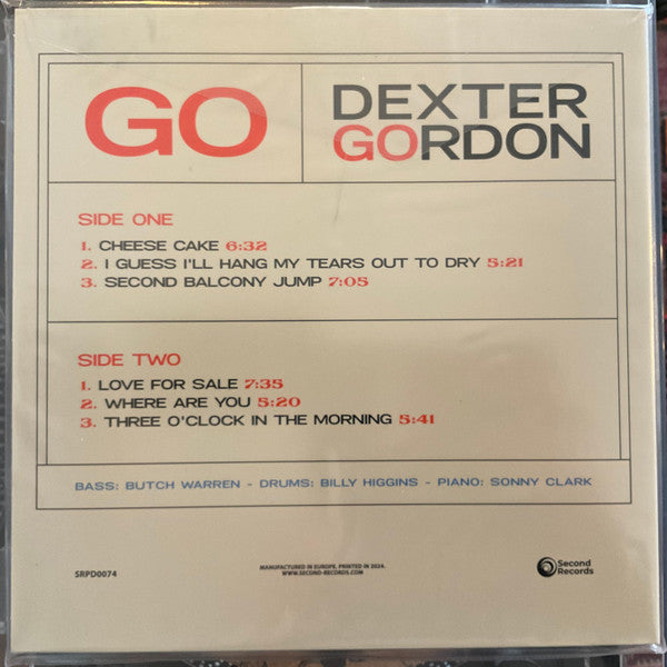 Dexter Gordon : Go (LP, Album, RE, Mar)