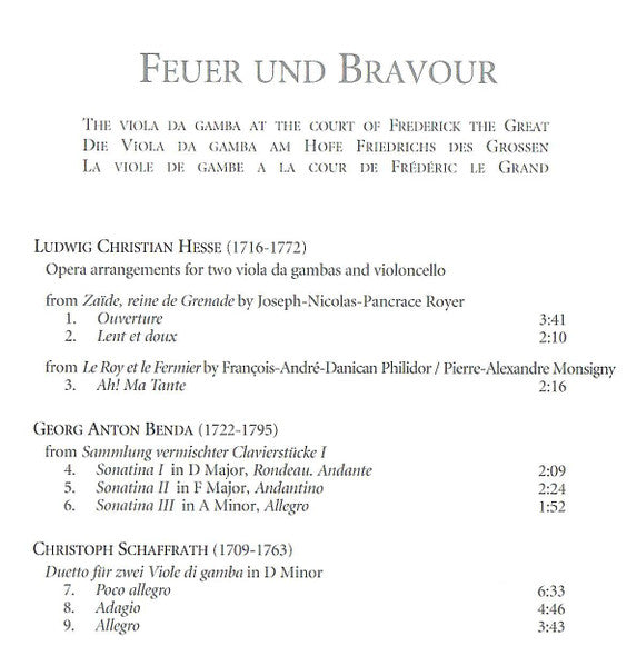Musicke & Mirth : Feuer Und Bravour (CD)