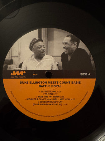The Duke Ellington Orchestra, Count Basie Orchestra : Duke Ellington Meets Count Basie - Battle Royal (LP, Ltd, RE)