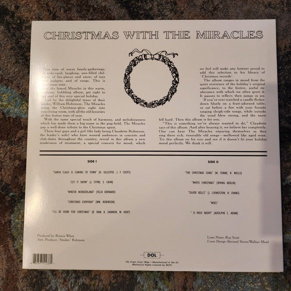 The Miracles : Christmas With The Miracles (LP, S/Edition)