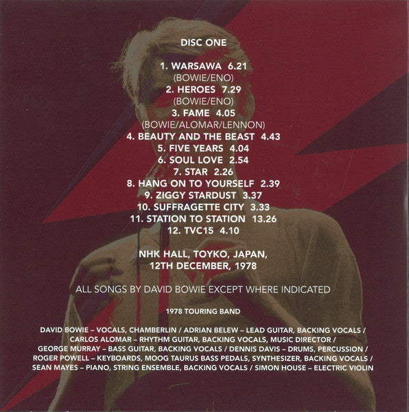 David Bowie : Live (10xCD, Comp, RE, Unofficial + Box)