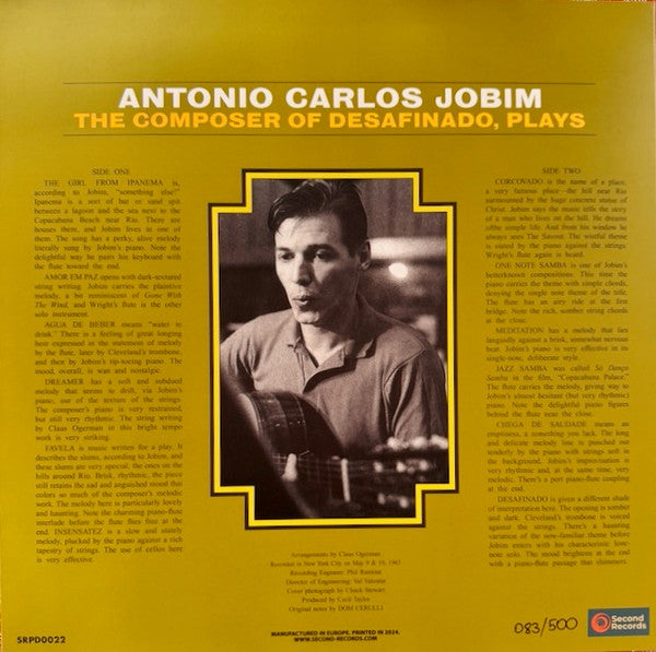 Antonio Carlos Jobim : The Composer Of Desafinado, Plays (LP, Album, Ltd, RE, 180)
