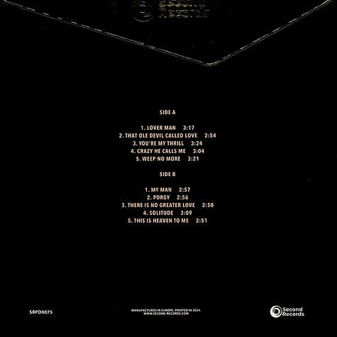 Billie Holiday : Lover Man (LP, Album, Ltd, Mag)