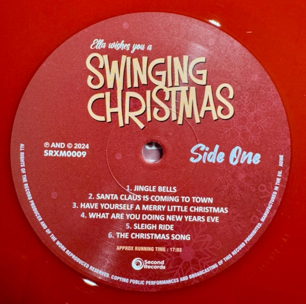 Ella Fitzgerald : Ella Wishes You A Swinging Christmas (LP, Album, Ltd, Red)