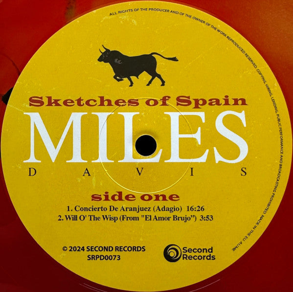 Miles Davis : Sketches Of Spain (LP, Album, Ltd, RE, Lag)