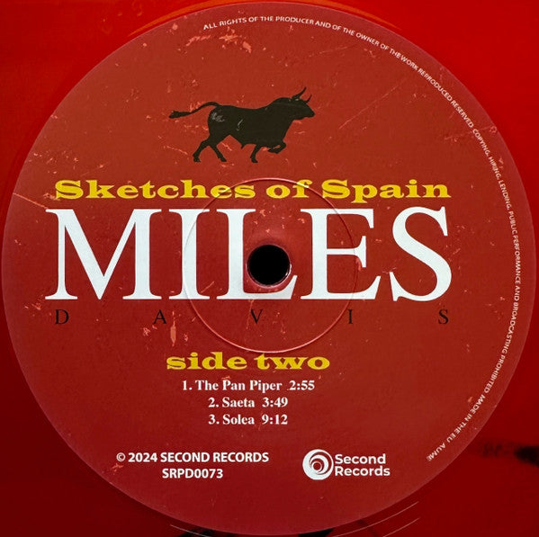 Miles Davis : Sketches Of Spain (LP, Album, Ltd, RE, Lag)