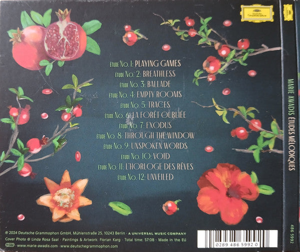 Marie Awadis : Études  Mélodiques (CD, Album)
