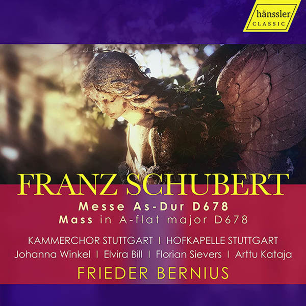 Franz Schubert, Kammerchor Stuttgart | Hofkapelle Stuttgart, Johanna Winkel | Elvira Bill | Florian Sievers (3) | Arttu Kataja, Frieder Bernius : Messe As-Dur D678 (CD)