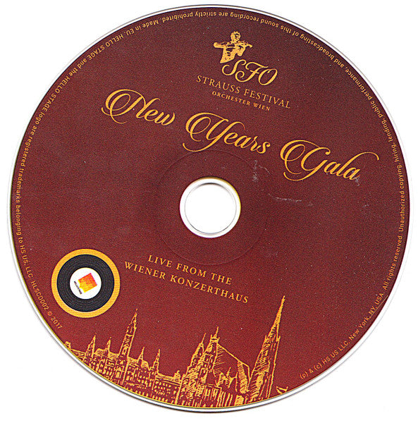 Strauss Festival Orchestra : New Years Gala 2016/2017 (CD, Comp)