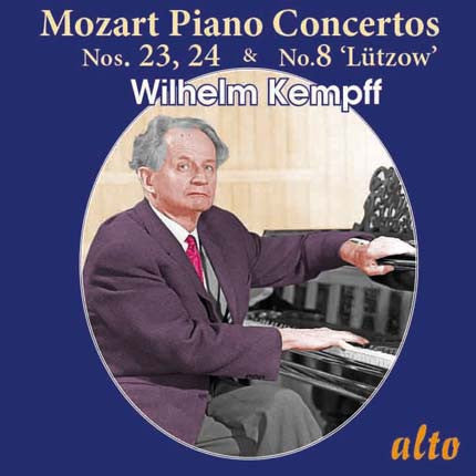 Wolfgang Amadeus Mozart, Wilhelm Kempff : Piano Concertos Nos. 23, 24 & No. 8 "Lützow" (CD, Comp, RE, RM)