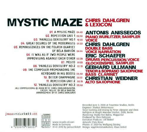 Chris Dahlgren & Lexicon (6) : Mystic Maze (CD, Album)