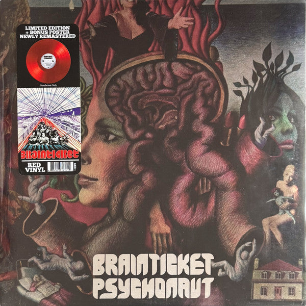 Brainticket : Psychonaut (LP, Album, Ltd, RE, RM, Red)